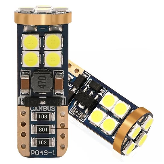 Żarówka W5W Led Em Automotive T10 12V Ultra Biała Canbus Mocna 2Sztuki EM Automotive
