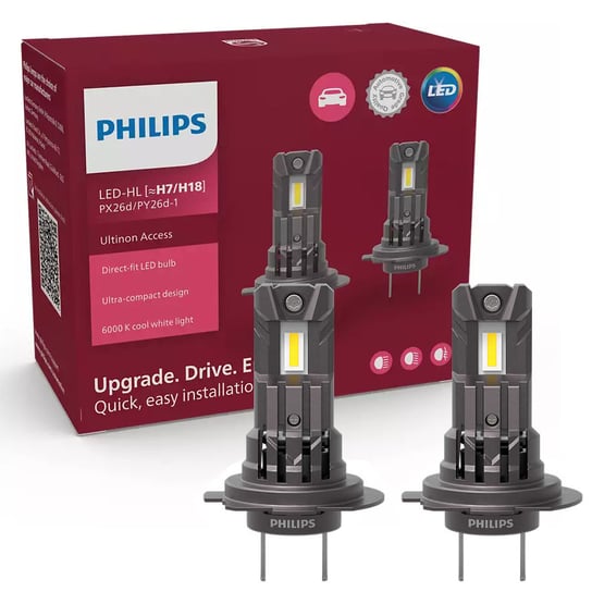 Żarówki LED H7 H18 PHILIPS Ultinon Access 6000K Philips