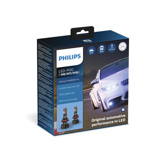 Żarówki LED PHILIPS FOG Ultinon Pro9000 HL (2 sztuki) Philips