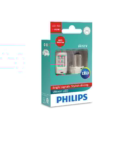 Żarówki LED PHILIPS P21 Ultinon (2 sztuki) czerwone Philips