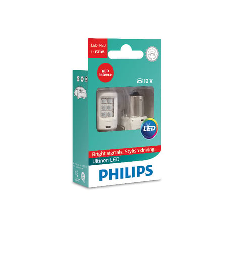 Żarówki LED PHILIPS P21 Ultinon (2 sztuki) czerwone Philips