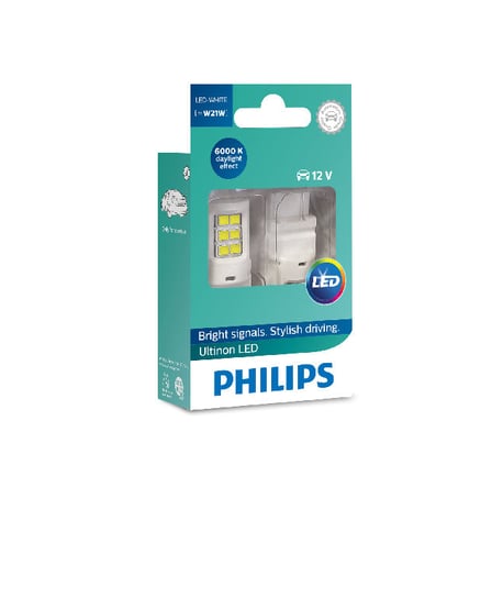Żarówki LED PHILIPS W21 Ultinon (2 sztuki) białe Philips