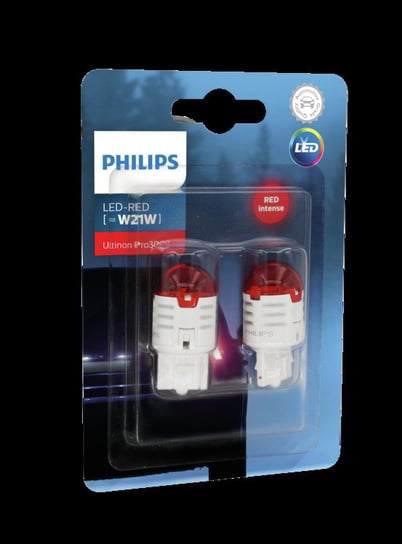 Żarówki LED PHILIPS W21 Ultinon Pro3000 SI (2 sztuki) czerwone Philips