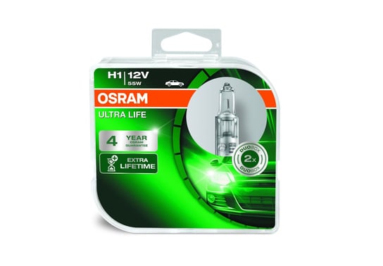 Żarówki OSRAM H1 Ultra Life (2 sztuki) Osram