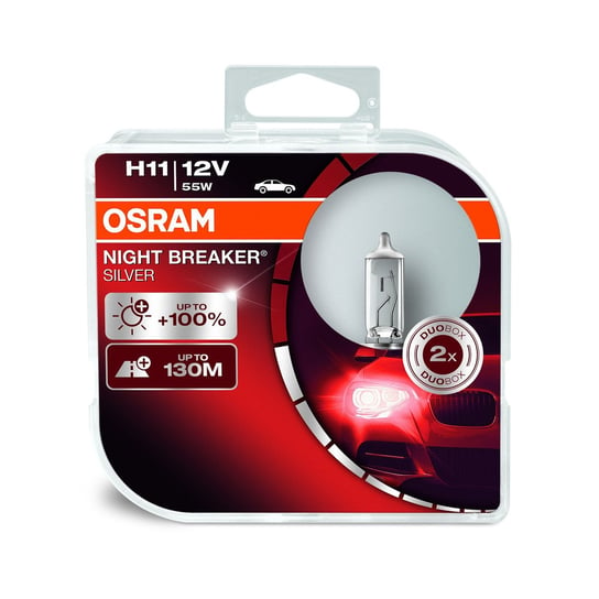 Żarówki OSRAM H11 Night Breaker Silver +100% (2 sztuki) Osram