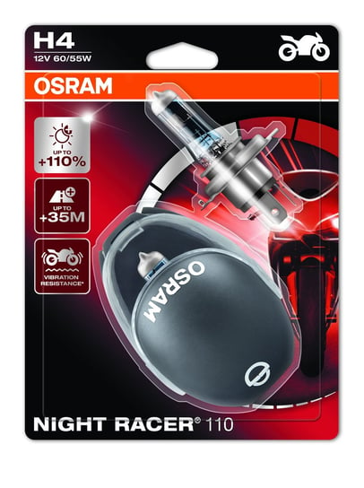 Żarówki OSRAM H4 Night Racer +110% (2 sztuki) Osram