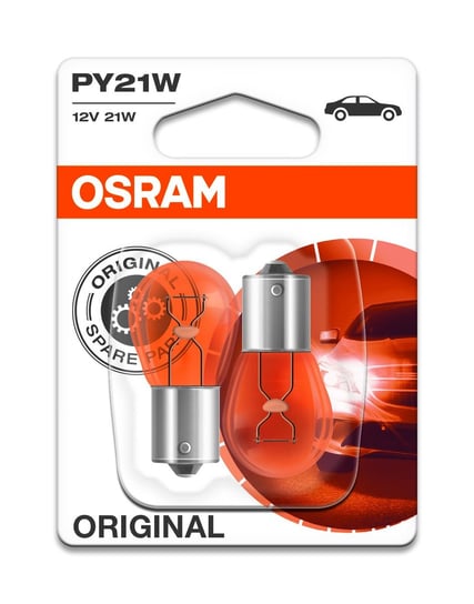 Żarówki OSRAM PY21W Original (2 sztuki) Osram