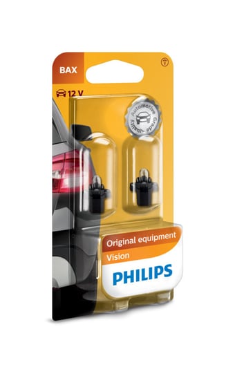 Żarówki PHILIPS BAX 1.2W Vision (2 sztuki) czarne Philips