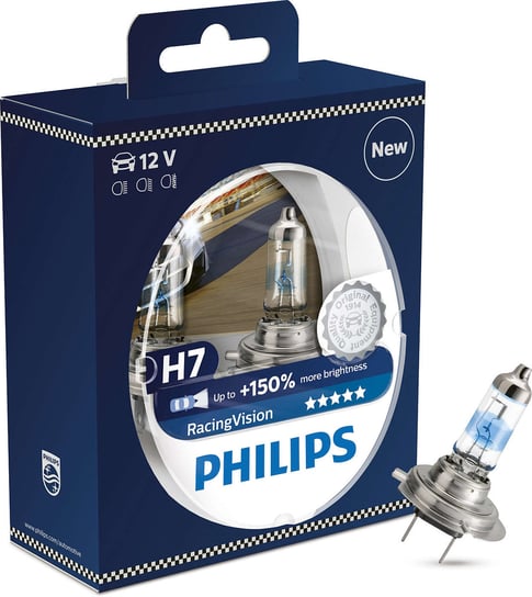 Żarówki PHILIPS H7 RacingVision +150% Philips