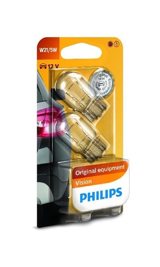 Żarówki PHILIPS W21/5W Vision (2 sztuki) Philips