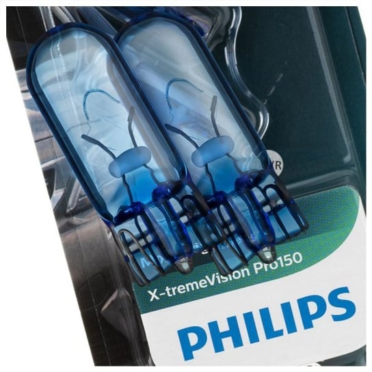 Żarówki PHILIPS X-tremeVision Pro150 W5W 12V 5W, 2 szt. Philips