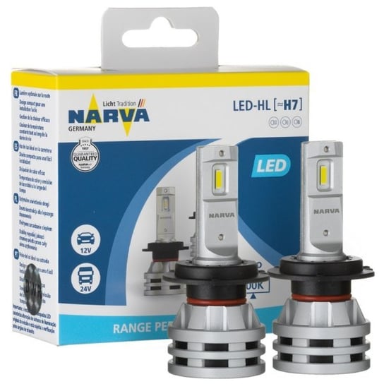 Żarówki samochodowe LED NARVA Range Performance H7 12/24V 24W (temperatura barwowa 6500K) Narva