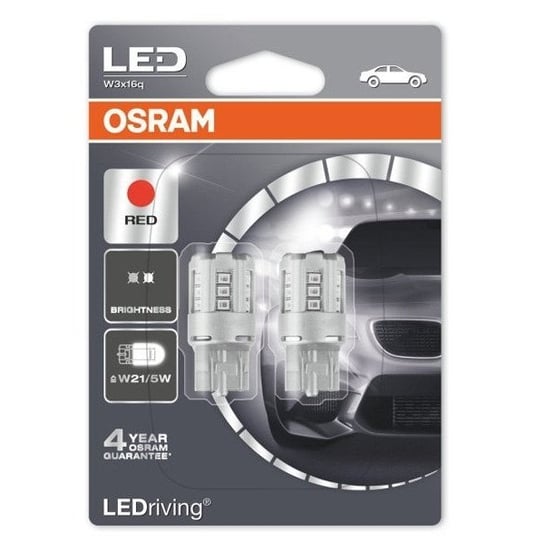 Żarówki samochodowe LED Osram LEDriving Red W21/5W 12V 3W Osram