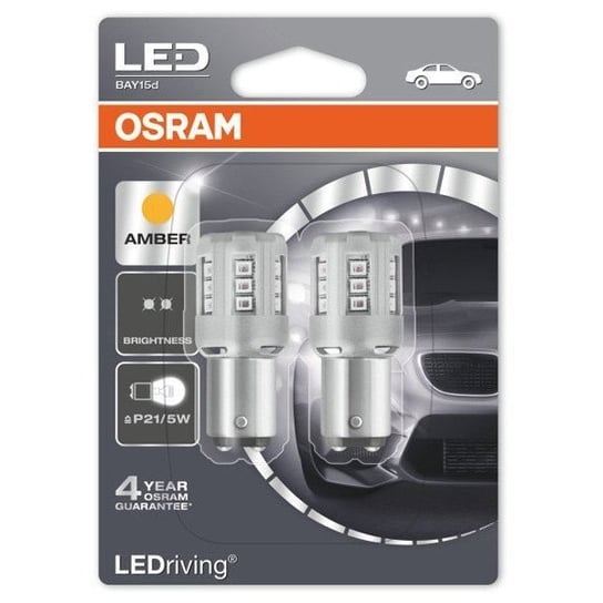 Żarówki samochodowe LED Osram LEDriving Yellow P21/5W BAY15d 12V 2/0.4W Osram