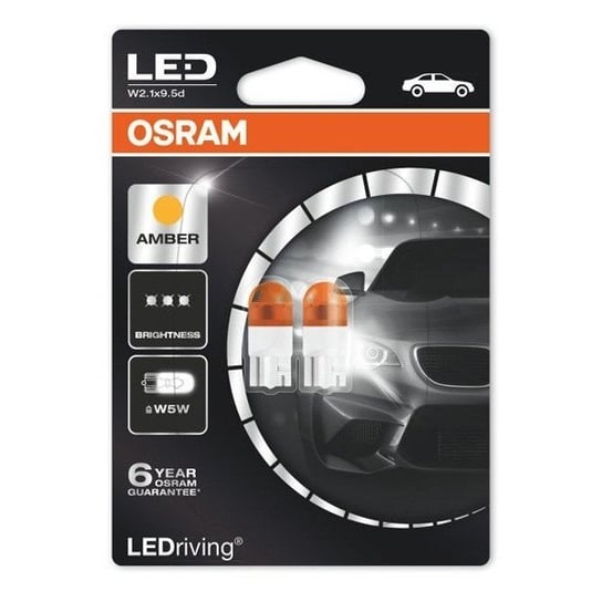 Żarówki samochodowe LED Osram LEDriving Yellow WY5W T10 12V 1W Osram