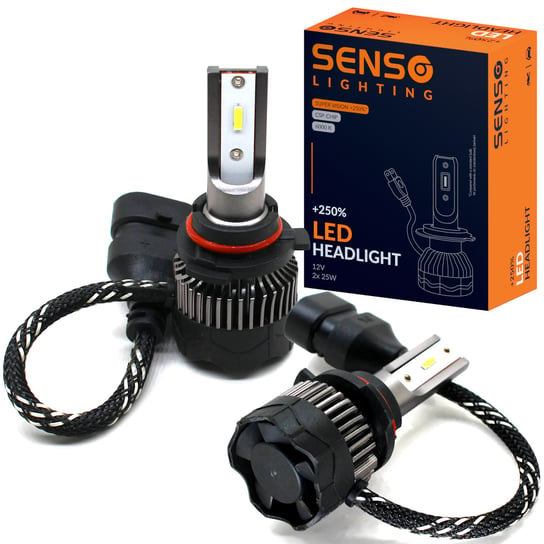 Żarówki SENSO 2x LED HB4 +250% CSP 12V 16000LM SENSO