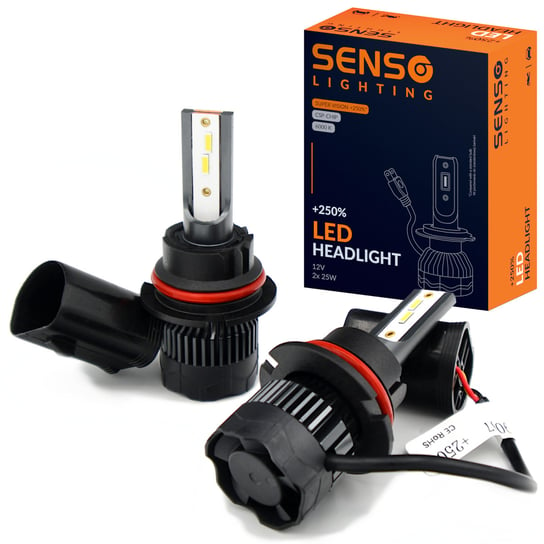 Żarówki SENSO 2x LED HB5 +250% CSP 12V 16000LM SENSO