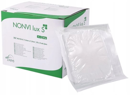 Zarys - Kompres Nonvi Lux S BOX, 7,5x7,5, 25x3szt. Zarys