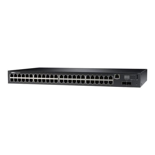 Zarządzany przełącznik Dell Networking N2048P C2+ 48 x 10-100-1000 + 2 x 10 Gigabit SFP+ PoE+ do montażu w szafie Dell