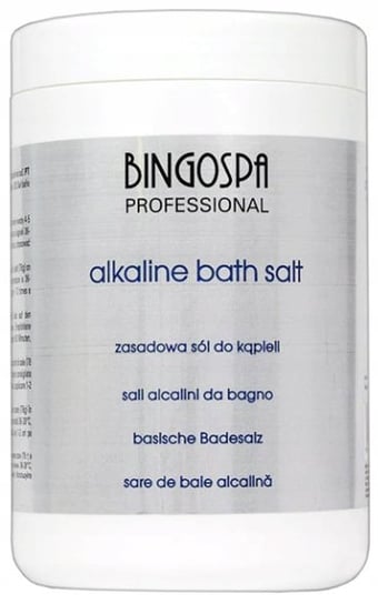 Zasadowa sól do kąpieli 1000 g BINGOSPA Professional BINGOSPA