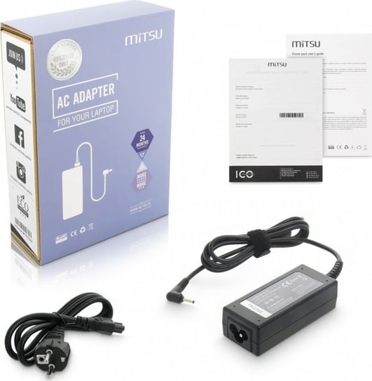 Zasilacz do laptopa Mitsu 40 W, 0.7 mm, 2.1 A, 19 V (ZM/AS1921) Mitsu