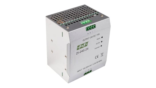 Zasilacz impulsowy 230VAC/24VDC 240W 10A ZI-240-24V F&F