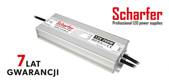 Zasilacz LED hermetyczny 12V 300W Scharfer 7Y Scharfer