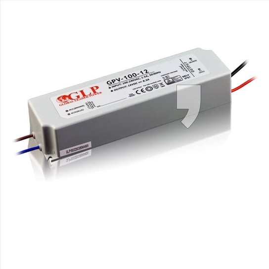 Zasilacz sieciowy do pasków LED GLP GPV-100-12, 12 V GLP