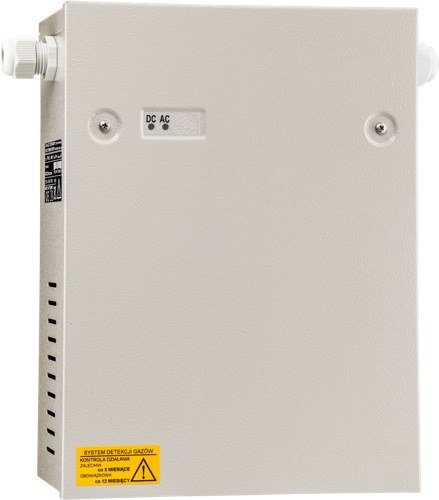 Zasilacz systemowy PS-3X-1 12V, max 3A, miejsce na akum., możliwość wyposażenia w dodatkowy moduł (PS3-MR) monitorujący stan napięć GAZEX