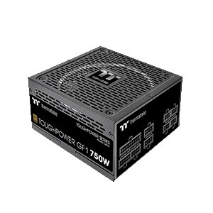 Zasilacz Thermaltake GF1 750 W PC ATX 80-Plus Gold W pełni modułowy cichy wentylator 140 Certyfikat UE Czarny Thermaltake