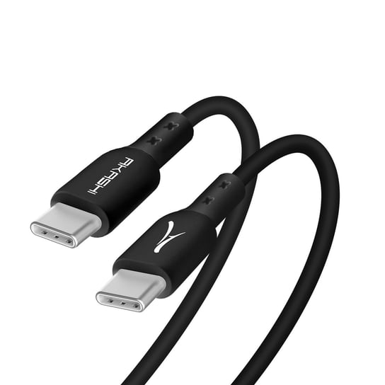 Zasilanie z USB-C na USB-C 3A Kabel ładujący Synchronizacja Akashi Black Akashi