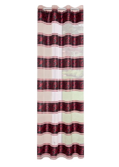 Zasłona Dekoracyjna Eurofirany Lisa, MÓWISZ I MASZ, biały, czerwony, 140x250 cm Mówisz i Masz