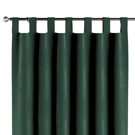 Zasłona na szelkach DEKORIA, ciemny zielony, 130x100 cm Dekoria