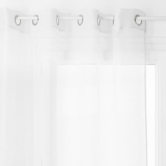 Zasłona okienna ATMOSPHERA CRÉATEUR D'INTÉRIEUR, biała, 135x240 cm Atmosphera Créateur d'intérieur