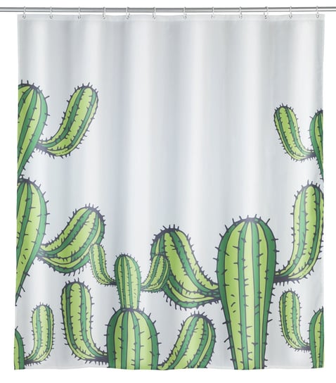 Zasłona Prysznicowa Cactus, 180 X 200 Cm, Wenko Wenko