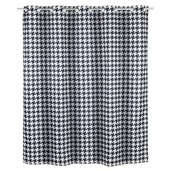 Zasłona prysznicowa WENKO Fashion Flex, czarna, 200x180 cm Wenko