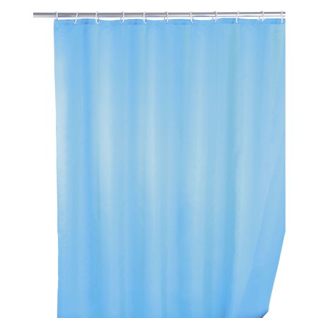 Zasłona prysznicowa WENKO, jasnoniebieska, 180x200 cm Wenko