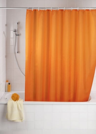 Zasłona prysznicowa WENKO pomarańczowa, 180x200 cm Wenko