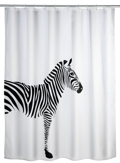 Zasłona prysznicowa WENKO Zebra, 180x200 cm Wenko