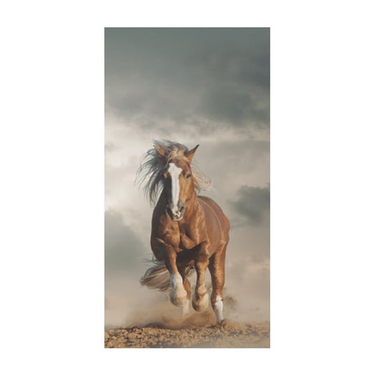 Zasłona TEKSTYLIALAND Piorun Koń w galopie, 140x240 cm Tekstylialand
