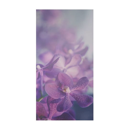 Zasłona TEKSTYLIALAND Purpurowy dziki świat, fioletowa, 140x240 cm Tekstylialand