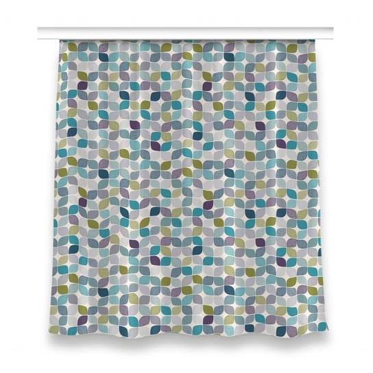 Zasłona z grafiką gotowa 150x160 Geometryczny wzór, Fabricsy Fabricsy