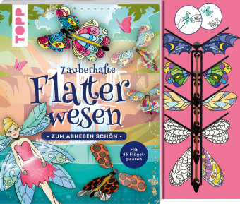 Zauberhafte Flatterwesen. Zum Abheben schön: über 40 fliegende Schmetterlinge, Bienen, Feen und Drachen Frech Verlag Gmbh