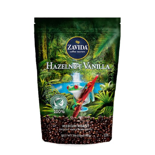 Zavida Hazelnut Vanilla 907g kawa ziarnista smakowa RFA Inna marka