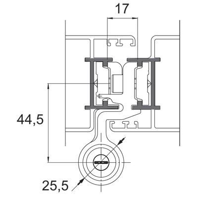 ZAWIAS DO DRZWI VELOX DO CLAMER Inny producent (majster PL)