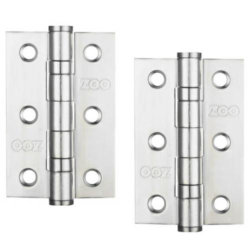 Zawias drzwiowy splatany ze stali nierdzewnej 76x50mm, angielskiej firmy ZOO Hardware. ZOO