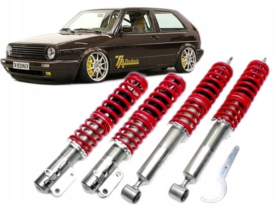 Zawieszenie Gwintowane Do VW GOLF 2 II  Od 1983 Do 1992 NOWE GWINT ATEST Inna marka