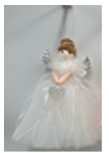 Zawieszka Anioł W Tiulowej Sukience Biała incood