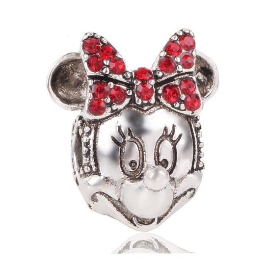 Zawieszka Charms Do Pandora Koralik Separator Klips Bloker Myszka Minnie Sfera Damska