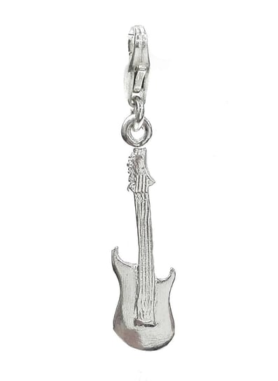 Zawieszka charms srebrna gitara Nefryt
